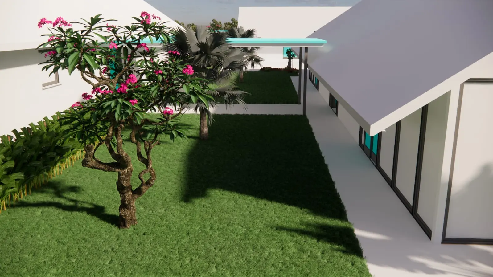 Desain Landscape Hotel  — Konsep Landscape elegan untuk suasana hotel
