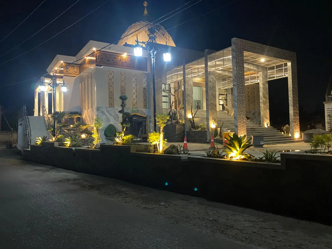 Konsep masjid hijau dengan penghijauan yang terencana